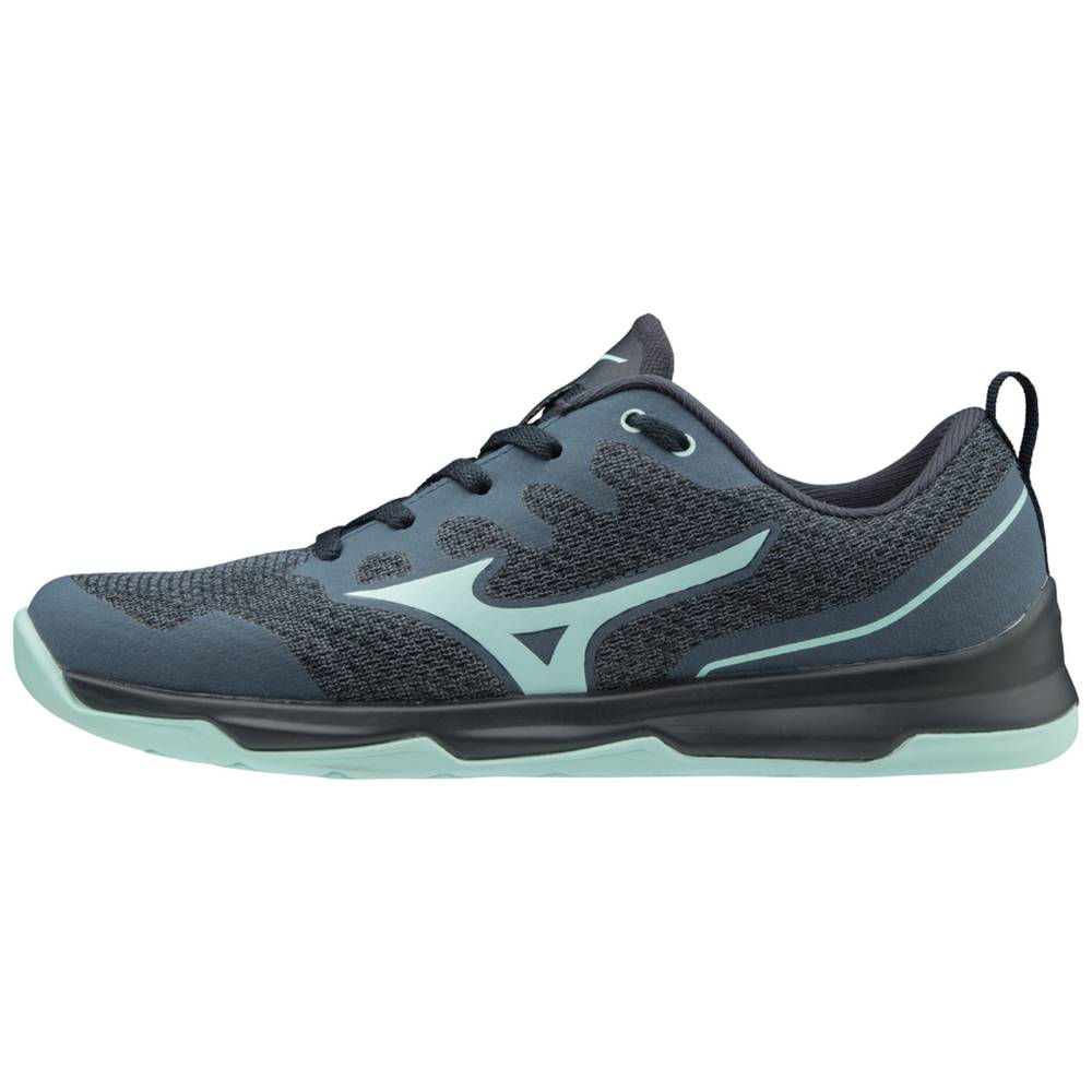 Mizuno Women's TC-02 Training Shoes Navy/Light Blue (520004-NVL)